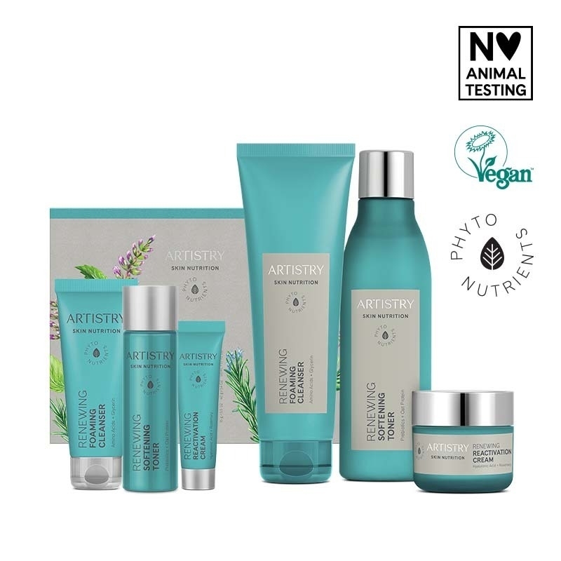 Artistry Skin Nutrition™ atnaujinančių priemonių rinkinys namams ir kelionėms (304343)