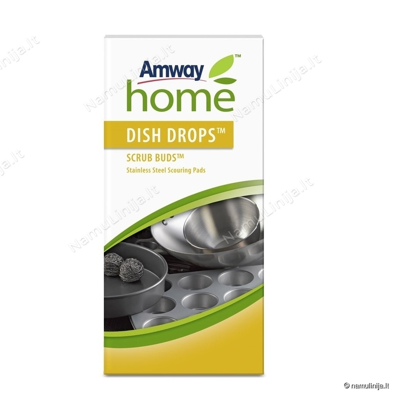 DISH DROPS™ SCRUB BUDS™ Nerūdijančio plieno šveistukai (110490) DISH DROPS™ SCRUB BUDS™ Nerūdijančio plieno šveistukai (110490)