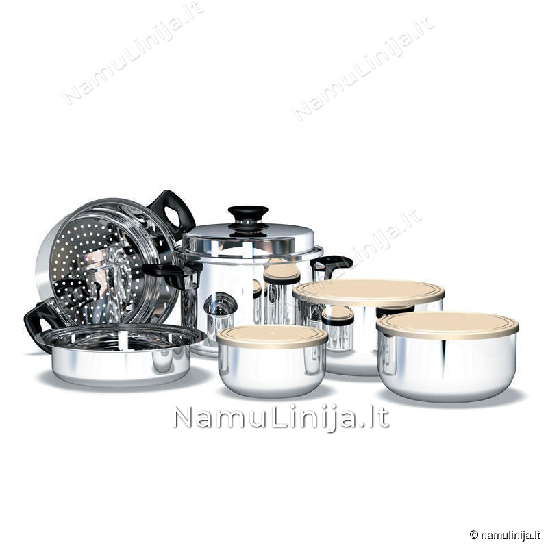 iCook™ Pagrindinis indų komplektas (10 dalių) (101095) iCook™ Pagrindinis indų komplektas (10 dalių) (101095)