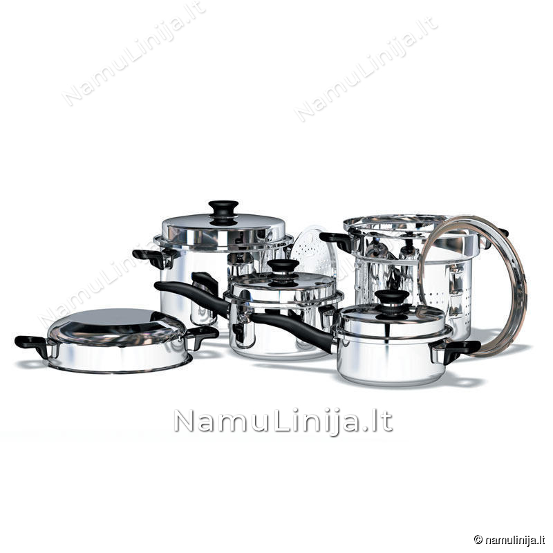 iCook™ Vidutinio dydžio indų komplektas (10 dalių) (101096) iCook™ Vidutinio dydžio indų komplektas (10 dalių) (101096)