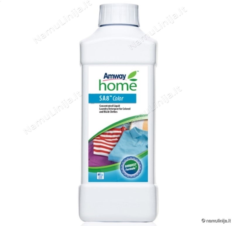 Koncentruota skysta skalbimo priemonė spalvotiems ir juodiems drabužiams „AMWAY HOME™“ „SA8™ Colour“ (124456) Koncentruota skysta skalbimo priemonė spalvotiems ir juodiems drabužiams „AMWAY HOME™“ „SA8™ Colour“ (124456)