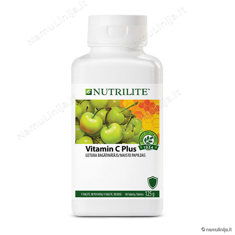 NUTRILITE™ Vitaminas C Plius (180 tablečių) (109743) NUTRILITE™ Vitaminas C Plius (180 tablečių) (109743)