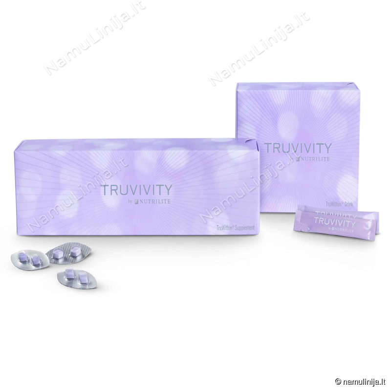 Rinkinys (Grožio gėrimas ir papildas) TRUVIVITY BY NUTRILITE™ TruWithin™ (296820) Rinkinys (Grožio gėrimas ir papildas) TRUVIVITY BY NUTRILITE™ TruWithin™ (296820)