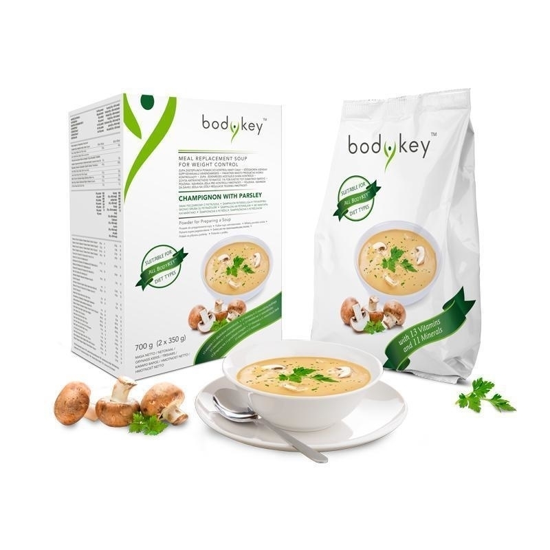 Sriuba su pievagrybiais ir petražolėmis, maisto pakaitalas bodykey by NUTRILITE™ (122164) Sriuba su pievagrybiais ir petražolėmis, maisto pakaitalas bodykey by NUTRILITE™ (122164)