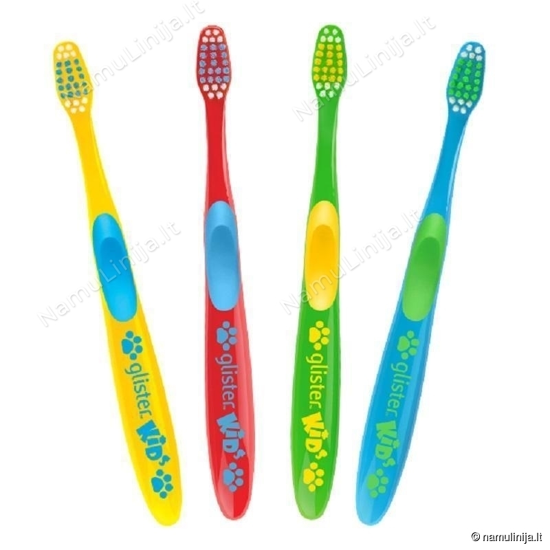 Vaikiški burnos priežiūros dantų šepetėliai Glister™ kids (120522) Vaikiški burnos priežiūros dantų šepetėliai Glister™ kids (120522)